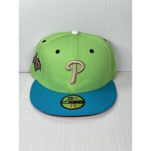 New Era Philadelphia Phillies World Series Patch 59FIFTY Fitted Hat Size 7 1/2